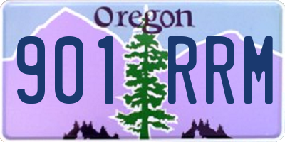 OR license plate 901RRM