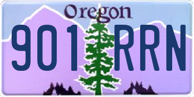 OR license plate 901RRN