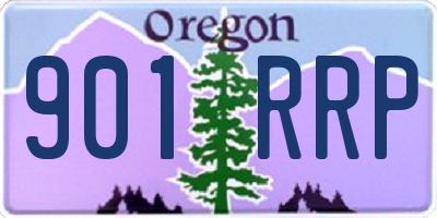 OR license plate 901RRP