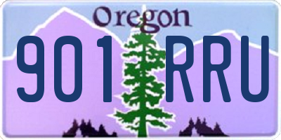 OR license plate 901RRU