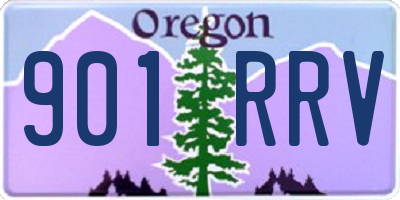 OR license plate 901RRV