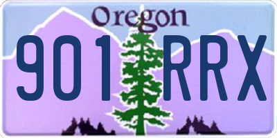 OR license plate 901RRX