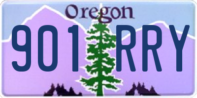 OR license plate 901RRY