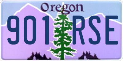 OR license plate 901RSE