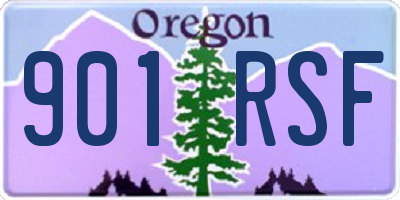 OR license plate 901RSF