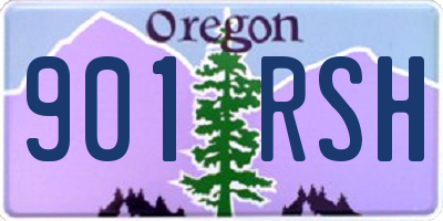 OR license plate 901RSH