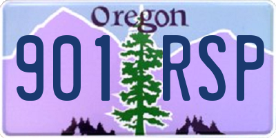 OR license plate 901RSP