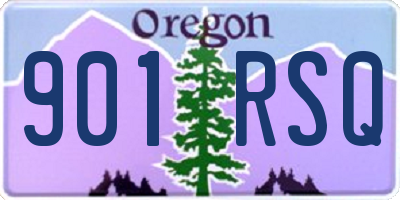 OR license plate 901RSQ