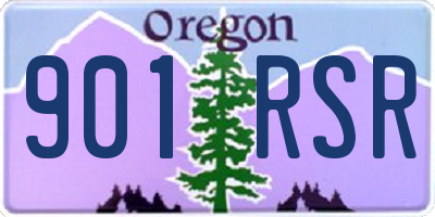 OR license plate 901RSR