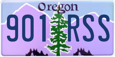 OR license plate 901RSS
