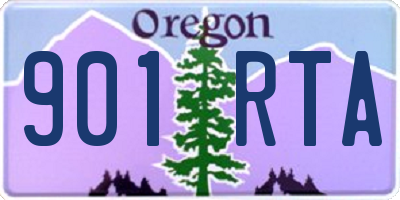 OR license plate 901RTA