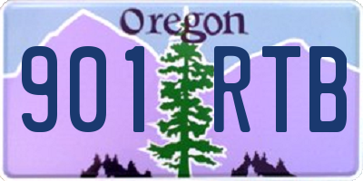 OR license plate 901RTB