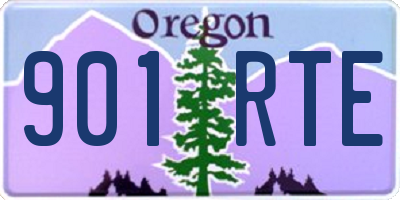 OR license plate 901RTE