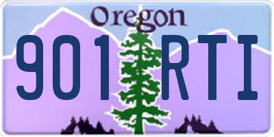 OR license plate 901RTI
