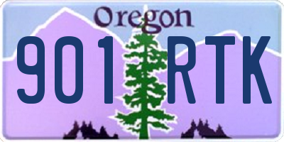 OR license plate 901RTK