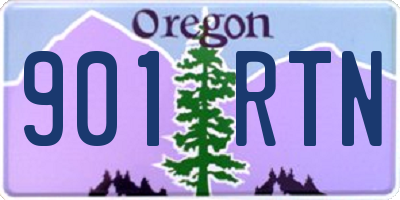 OR license plate 901RTN