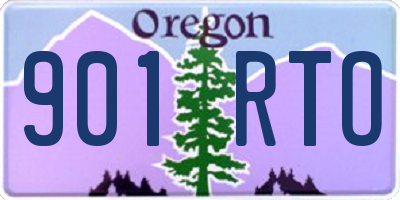 OR license plate 901RTO