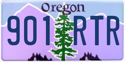 OR license plate 901RTR