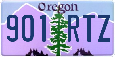 OR license plate 901RTZ