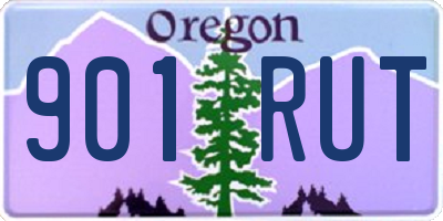 OR license plate 901RUT
