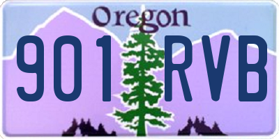 OR license plate 901RVB