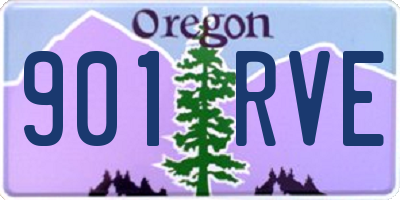 OR license plate 901RVE