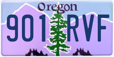 OR license plate 901RVF