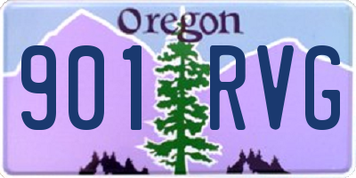 OR license plate 901RVG