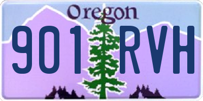 OR license plate 901RVH