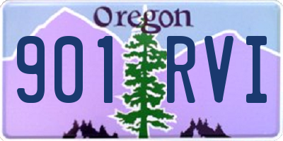 OR license plate 901RVI