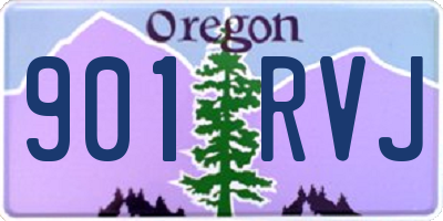 OR license plate 901RVJ