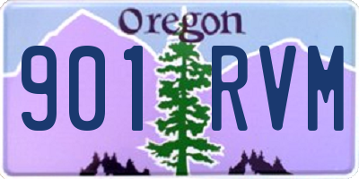 OR license plate 901RVM