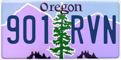 OR license plate 901RVN