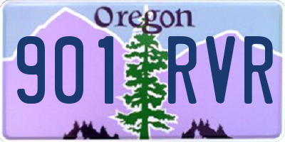 OR license plate 901RVR