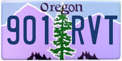 OR license plate 901RVT