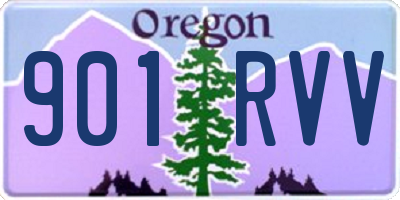 OR license plate 901RVV