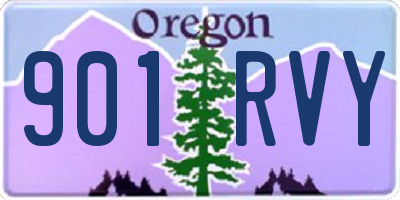 OR license plate 901RVY