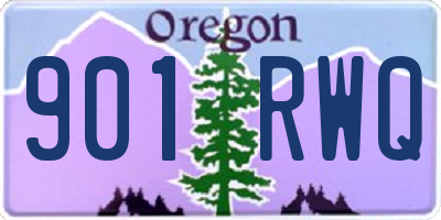 OR license plate 901RWQ