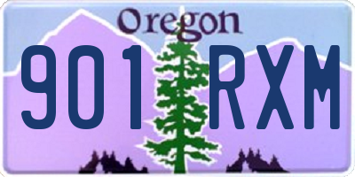 OR license plate 901RXM