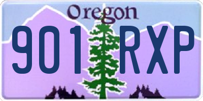 OR license plate 901RXP