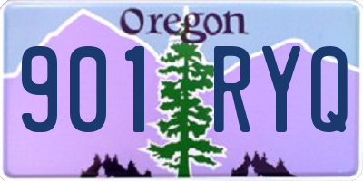 OR license plate 901RYQ