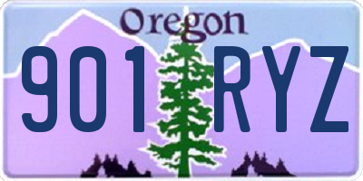 OR license plate 901RYZ