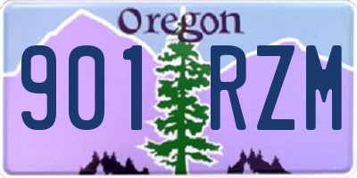 OR license plate 901RZM
