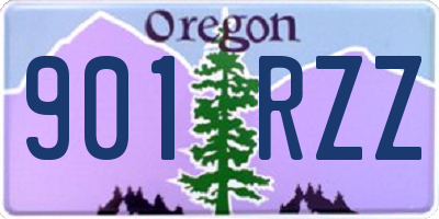 OR license plate 901RZZ