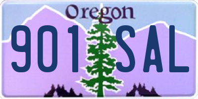 OR license plate 901SAL