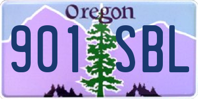 OR license plate 901SBL