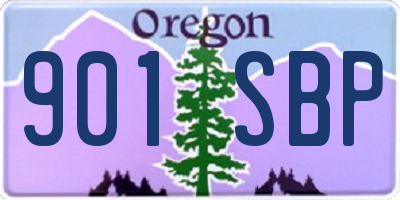 OR license plate 901SBP