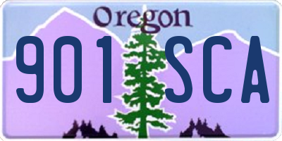 OR license plate 901SCA