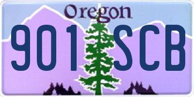 OR license plate 901SCB