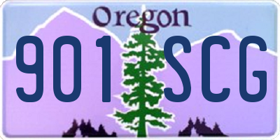 OR license plate 901SCG